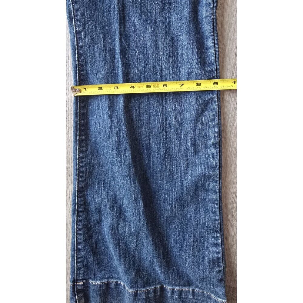 Jessica Simpson Denim Jumper Wide Leg Short Sleeve Stretch Blue Size 13 Tall - Picture 8 of 12